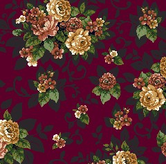 Floral Lace Cranberry